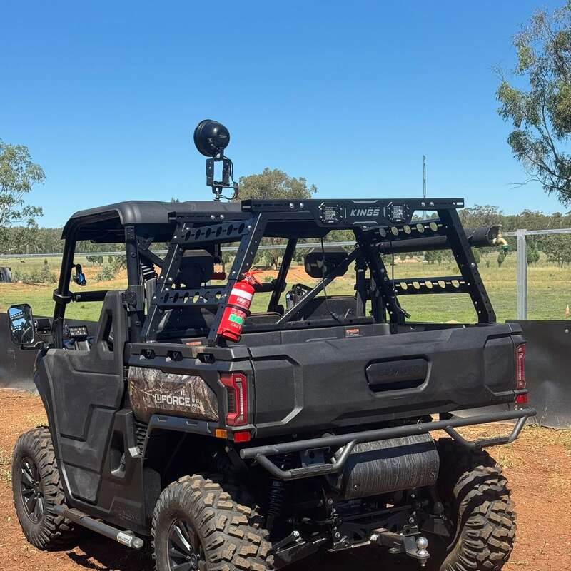 Vehicle setup for professional vertebrate pest control operation